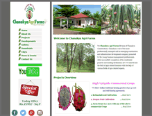 Tablet Screenshot of chanakyaagrifarms.com